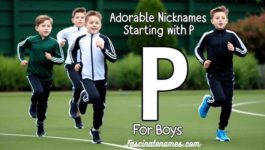 Adorable Nicknames Starting with P for Boys