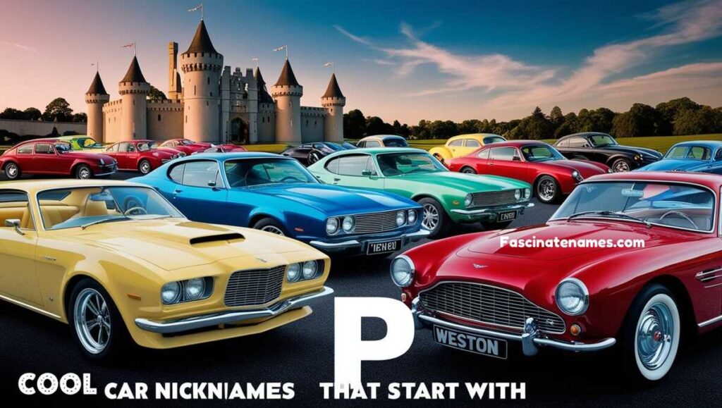 Cool Car Nicknames That Start With P
