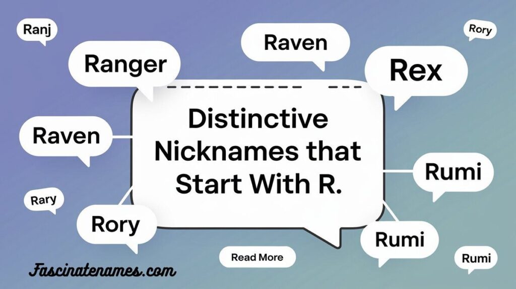 Distinctive Nicknames That Start with R