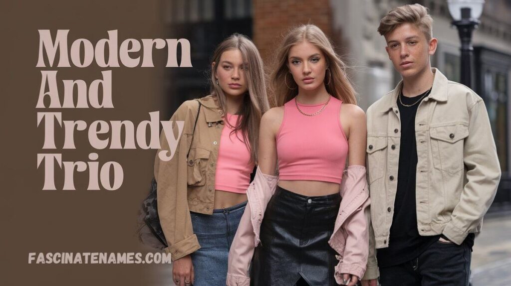 74 Modern and Trendy Trio Names for 2024